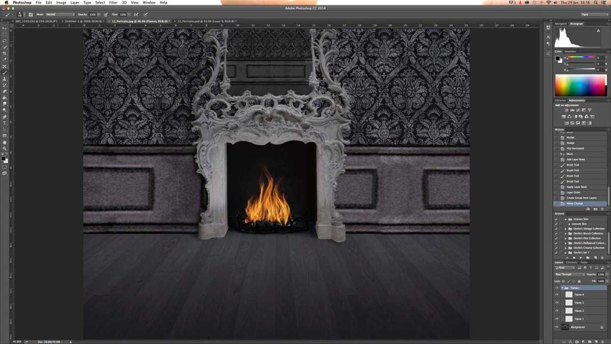 How to make fire in Photoshop - step 10