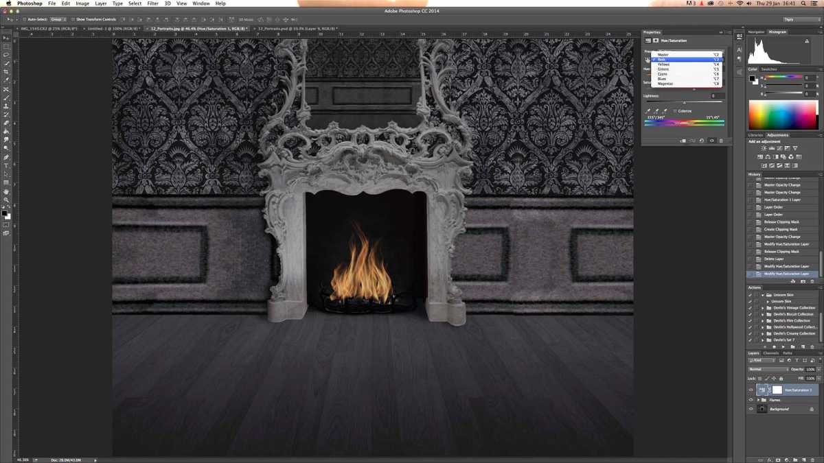 How to make fire in Photoshop - step 12