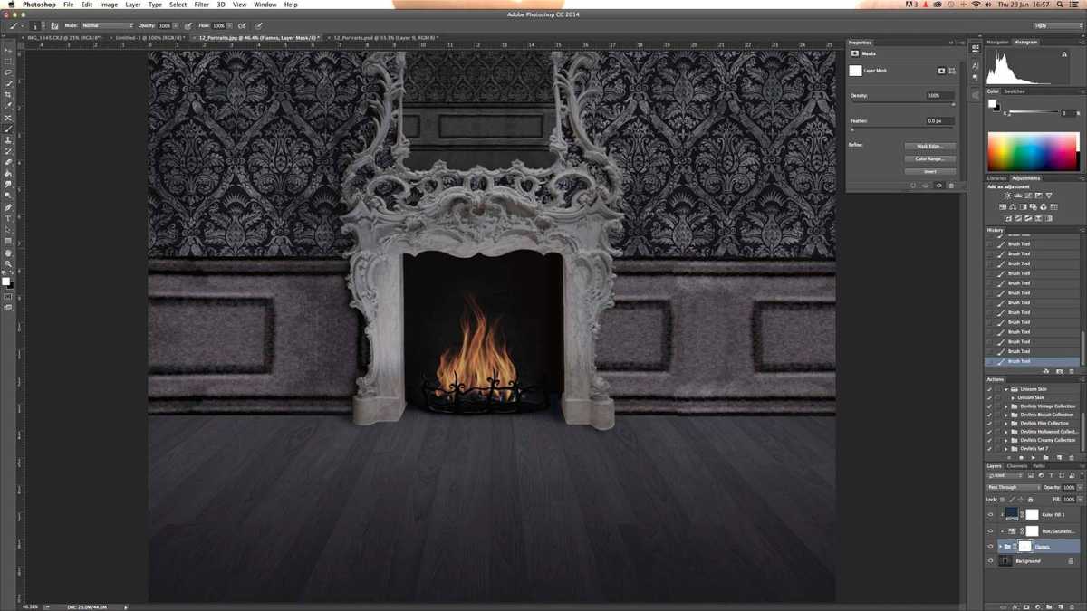How to make fire in Photoshop - step 16