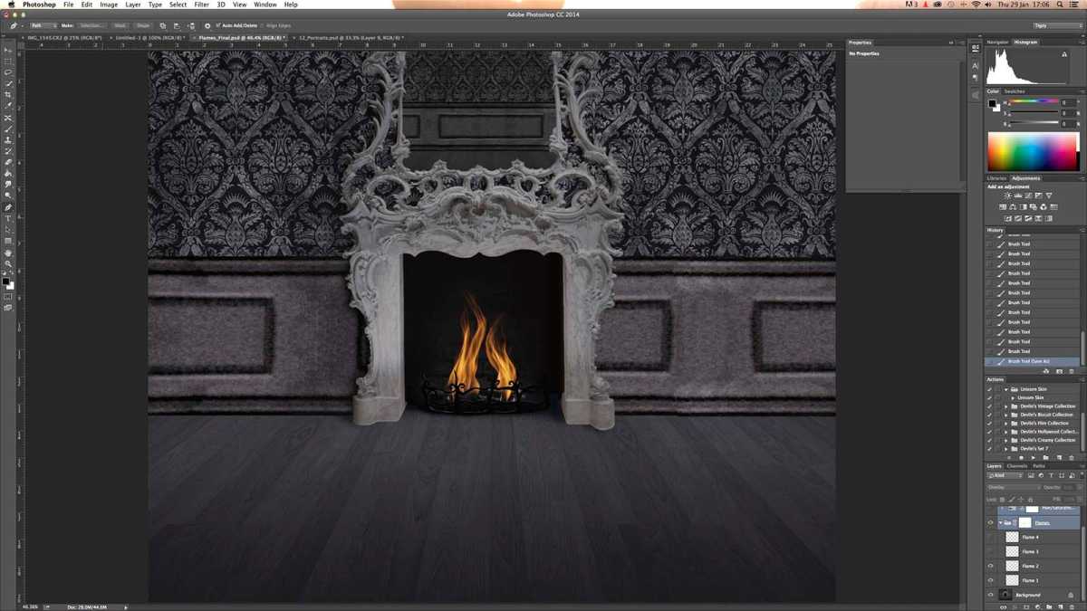 How to make fire in Photoshop - step 9