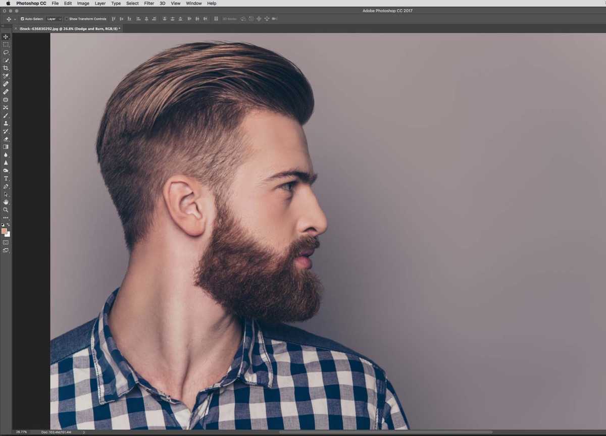 How to thicken hair in Photoshop - step 12