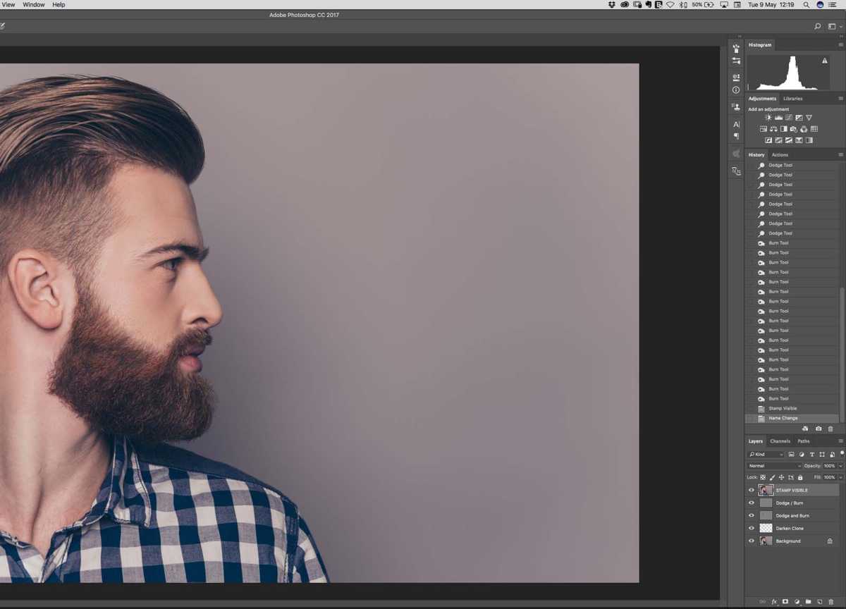 How to thicken hair in Photoshop - step 15