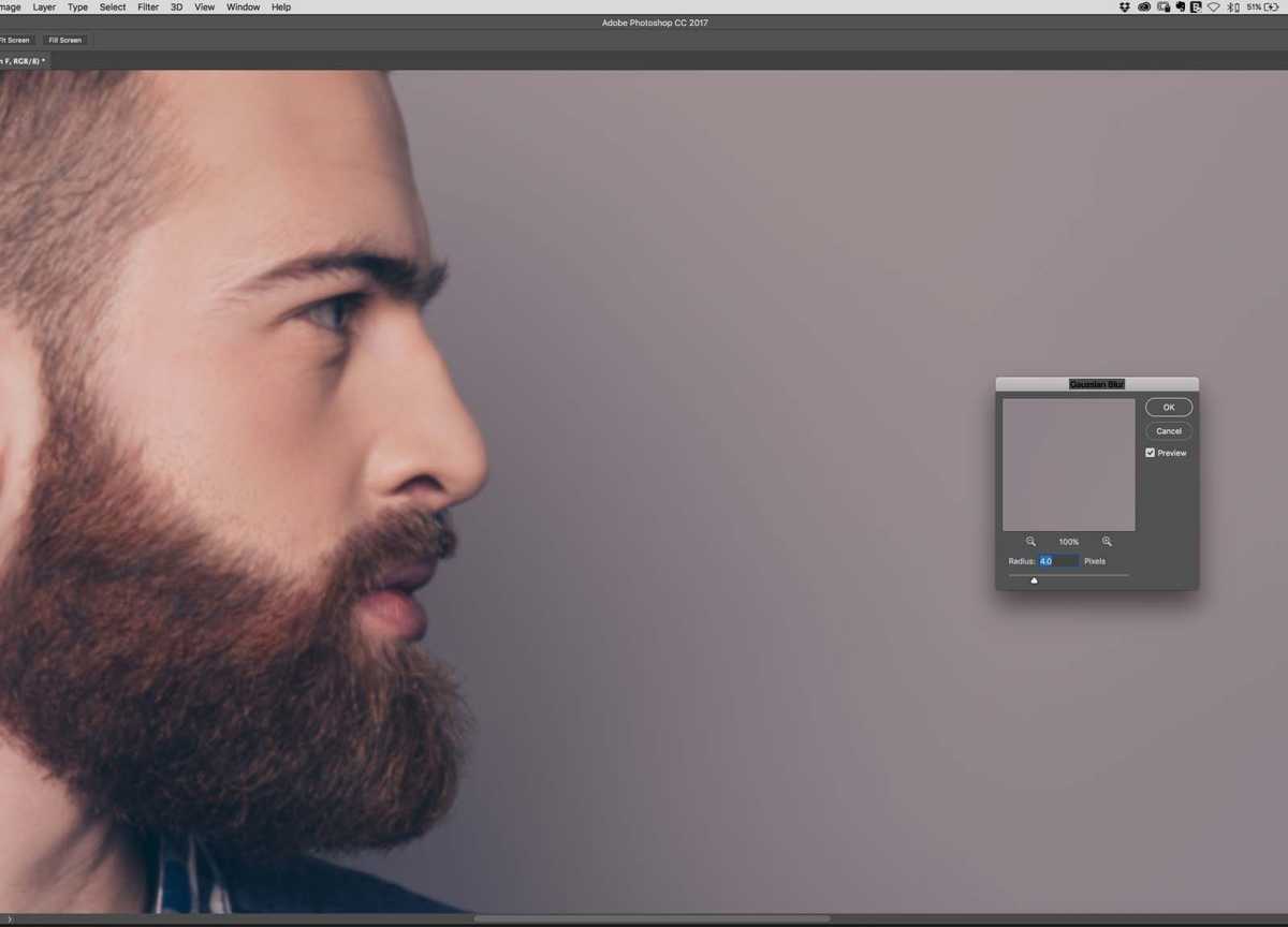 How to thicken hair in Photoshop - step 17