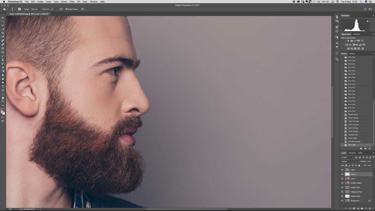 How to thicken hair in Photoshop - step 20