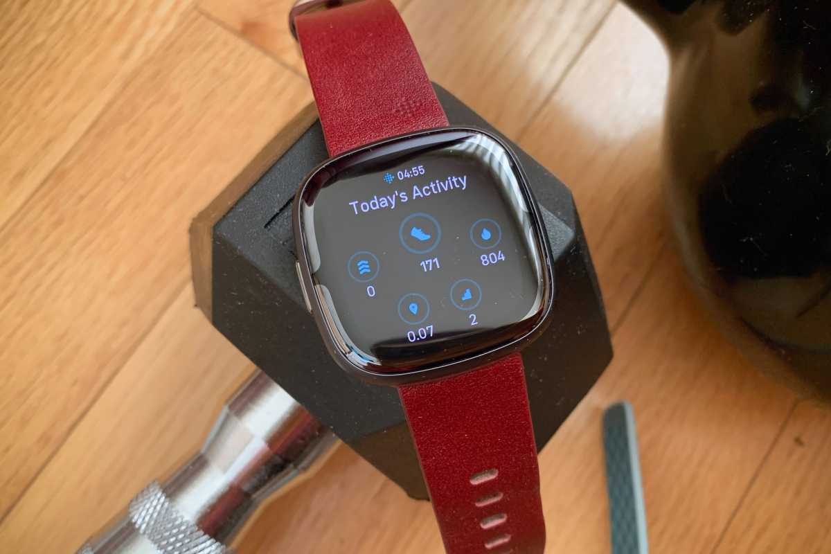 Fitbit Sense 2 showing Today's Activity screen