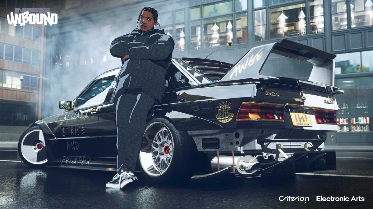 A$AP Rocky dient nicht nur als Kühlerfigur und Testimonial, er drückt dem Spiel seinen Design-Stempel auf – das ist alles sehr Louis Vuitton meets Rap-Culture und hat eher die Gangster-Tonalität eines GTA 6.
