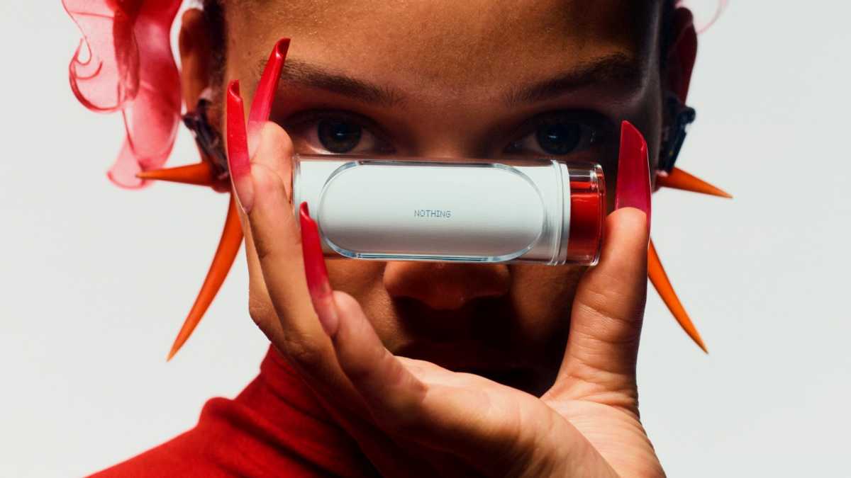 Nothing Ear (Stick) case in hand