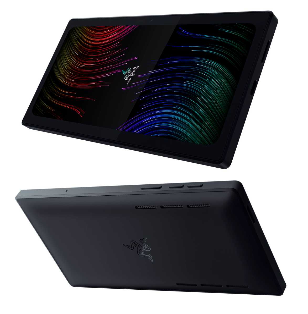 Razer Edge tablet front and rear