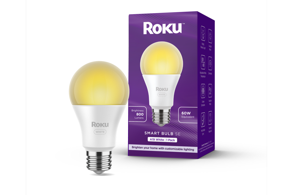 Roku white LED smart bulb