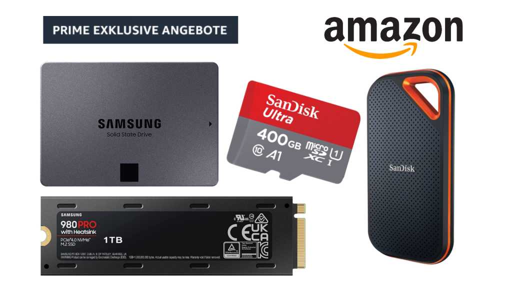 Image: SSD- & Speicher-Deals in den Exklusiven Prime Angeboten bei Amazon