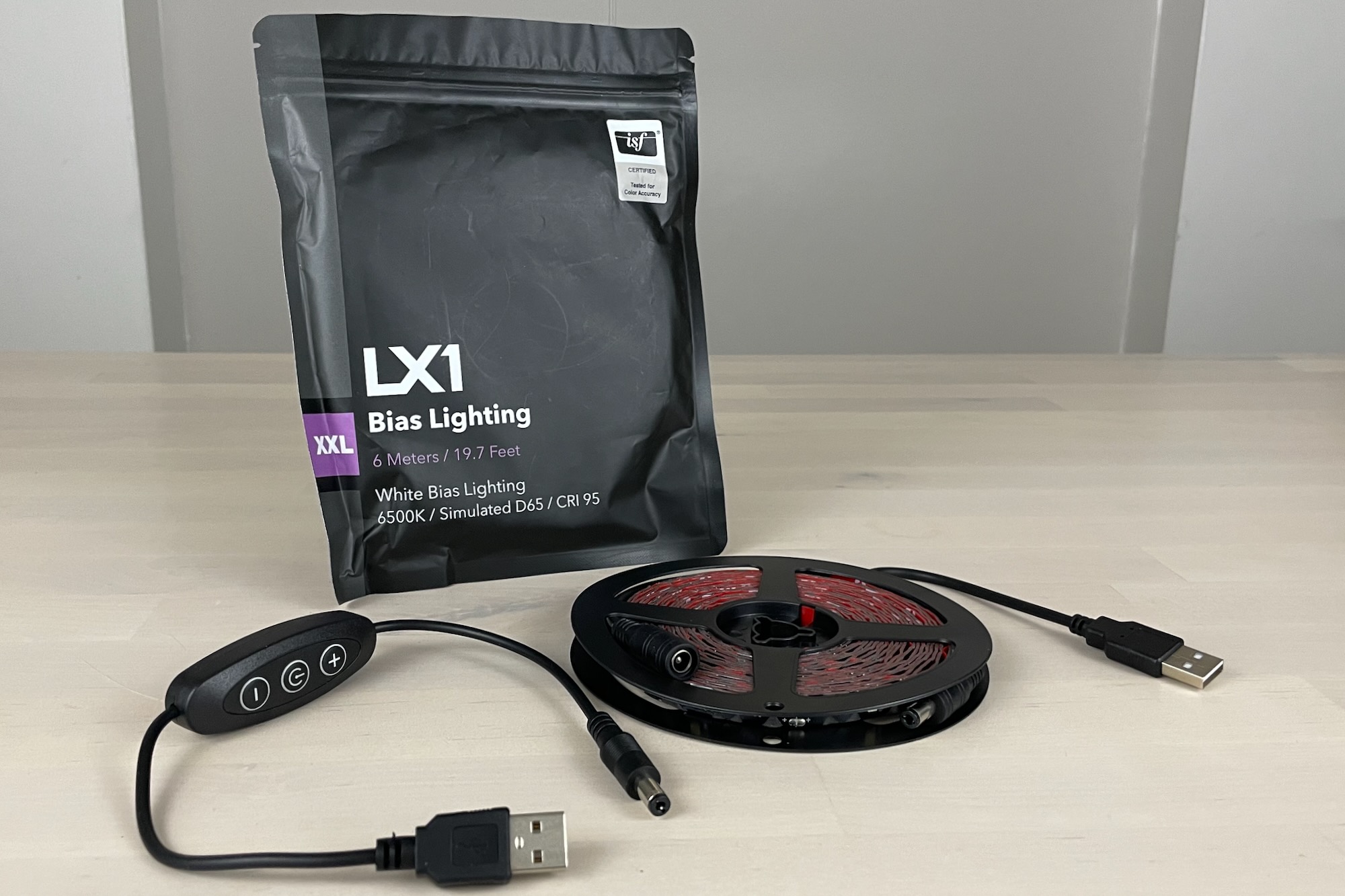 Scenic Labs LX1 Bias Lighting -- Best TV bias lighting for most people