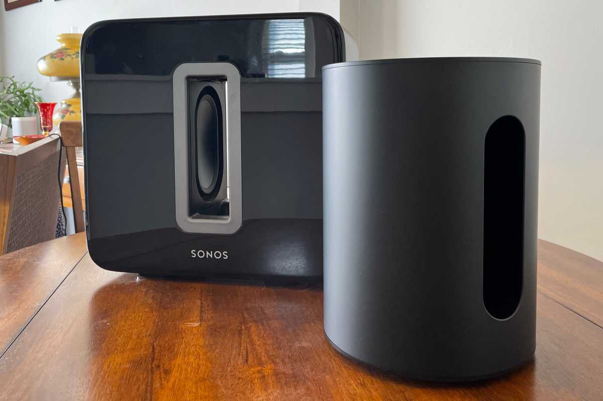 Sonos Sub (L) vs. Sonos Sub Mini