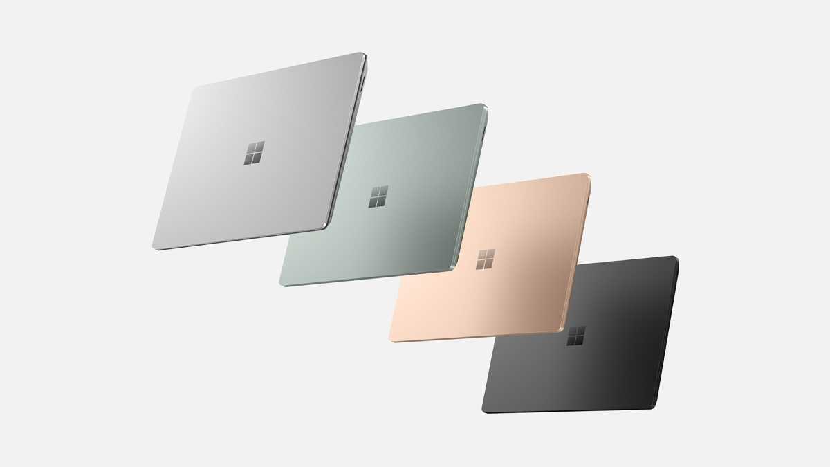 Surface Laptop 5 colour range