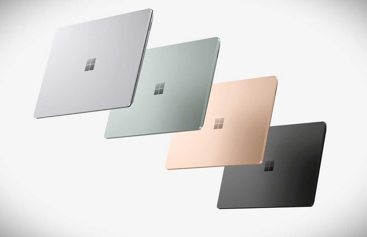 Microsoft Surface Laptop 5 different colors