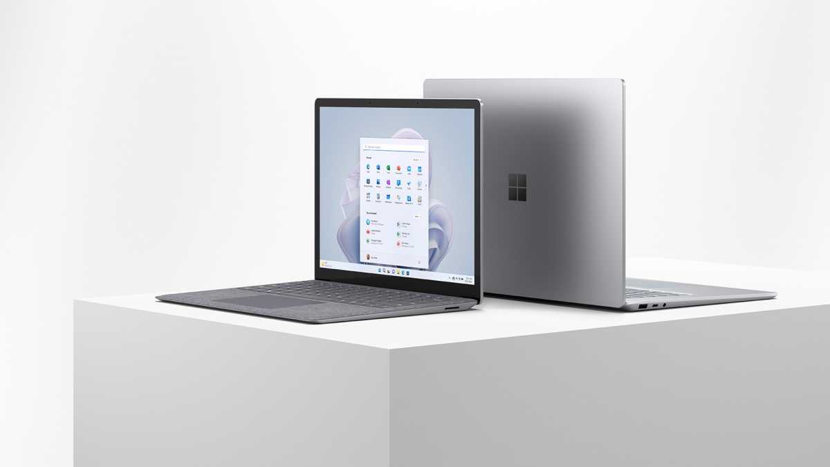 Surface Laptop 5 size range