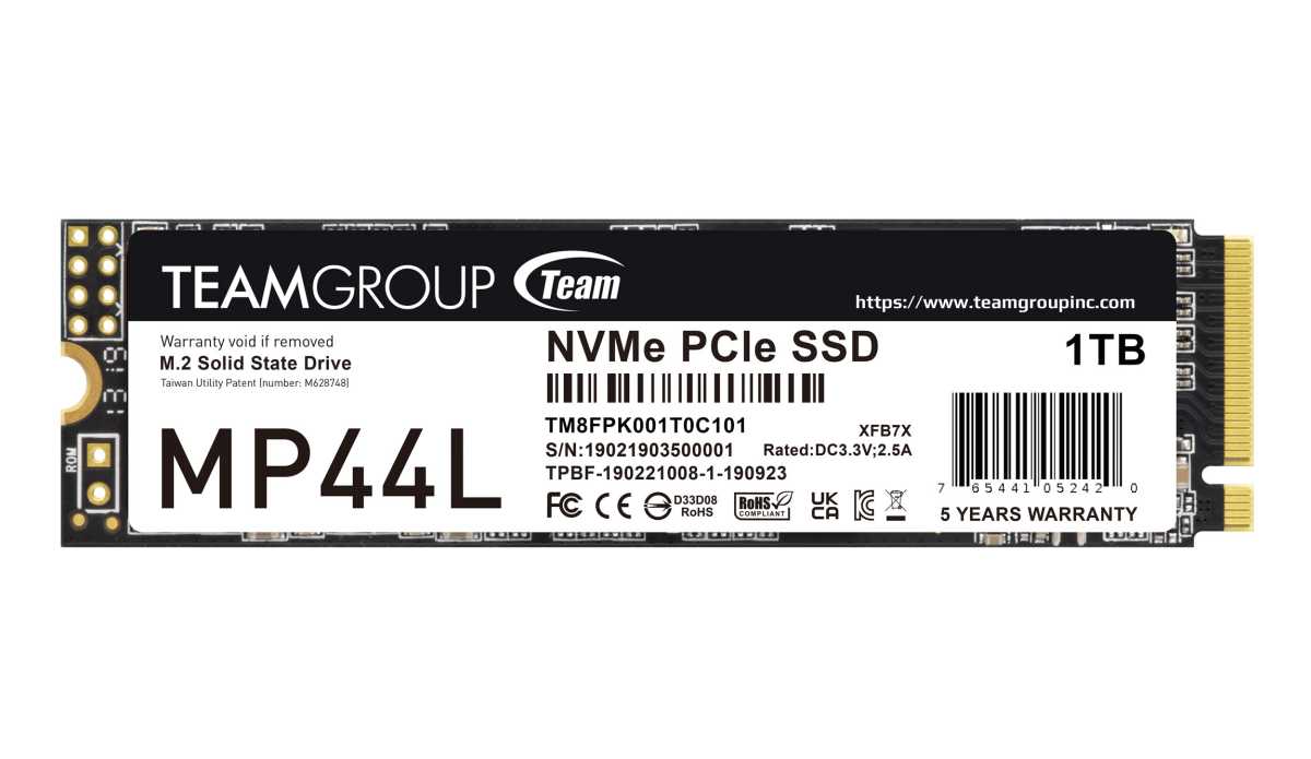 MP44L M.2 PCIe 4.0 SSD 2TB