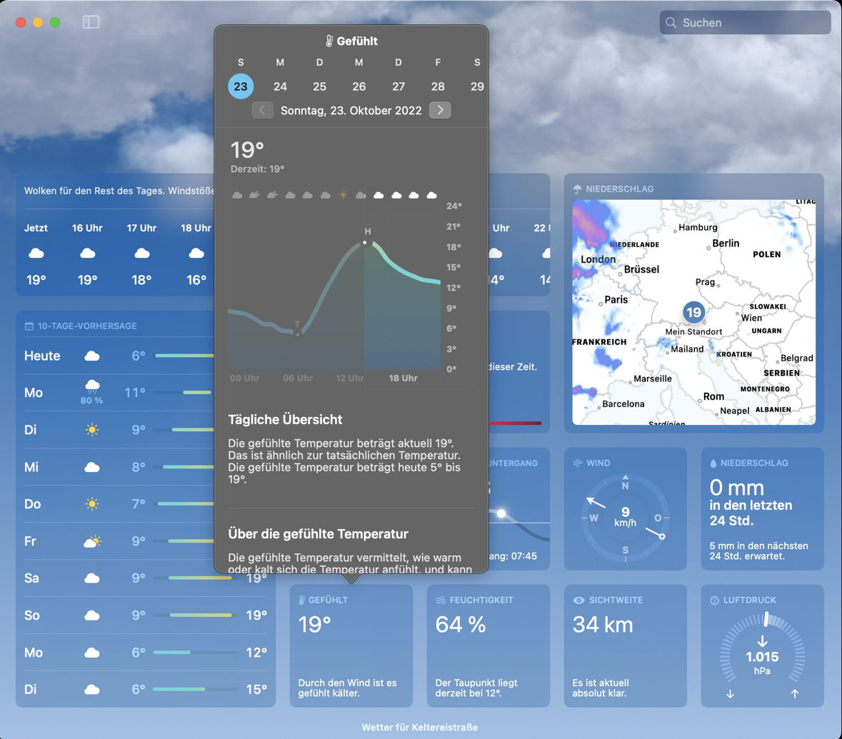 Wetter App Ventura
