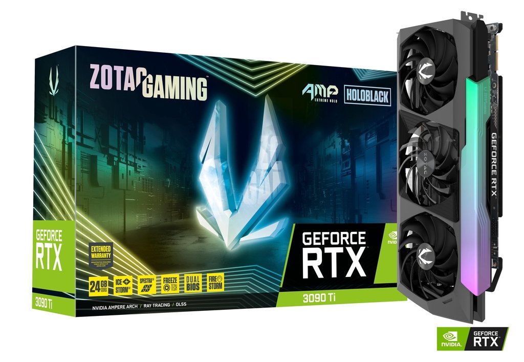 ZOTAC GAMING GeForce RTX 3090 Ti AMP! Extreme Holo