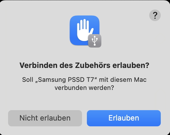 macOS Ventura: Zubehör verbinden