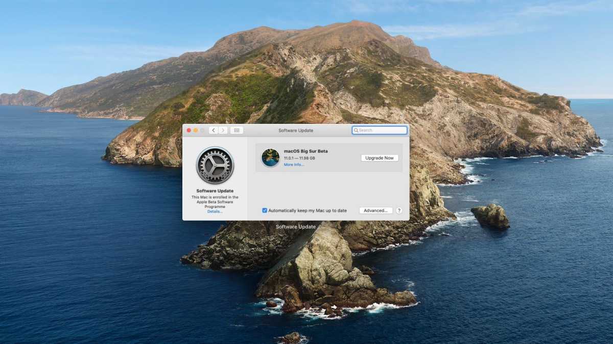 Find installer macOS