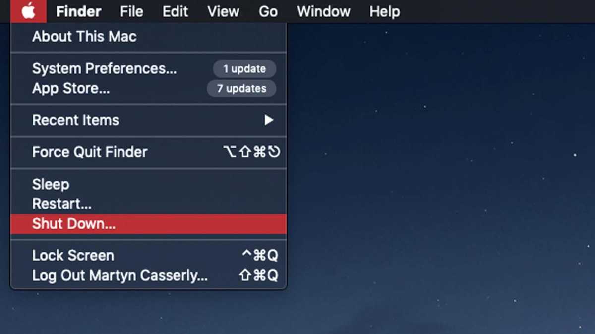 Shut Mac Regularly