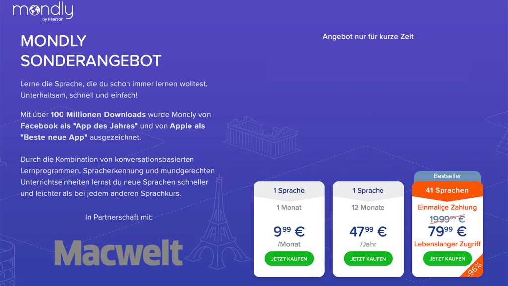 Image: 41 Sprachen lebenslang lernen fÃ¼r nur 80 Euro â 1920 Euro sparen