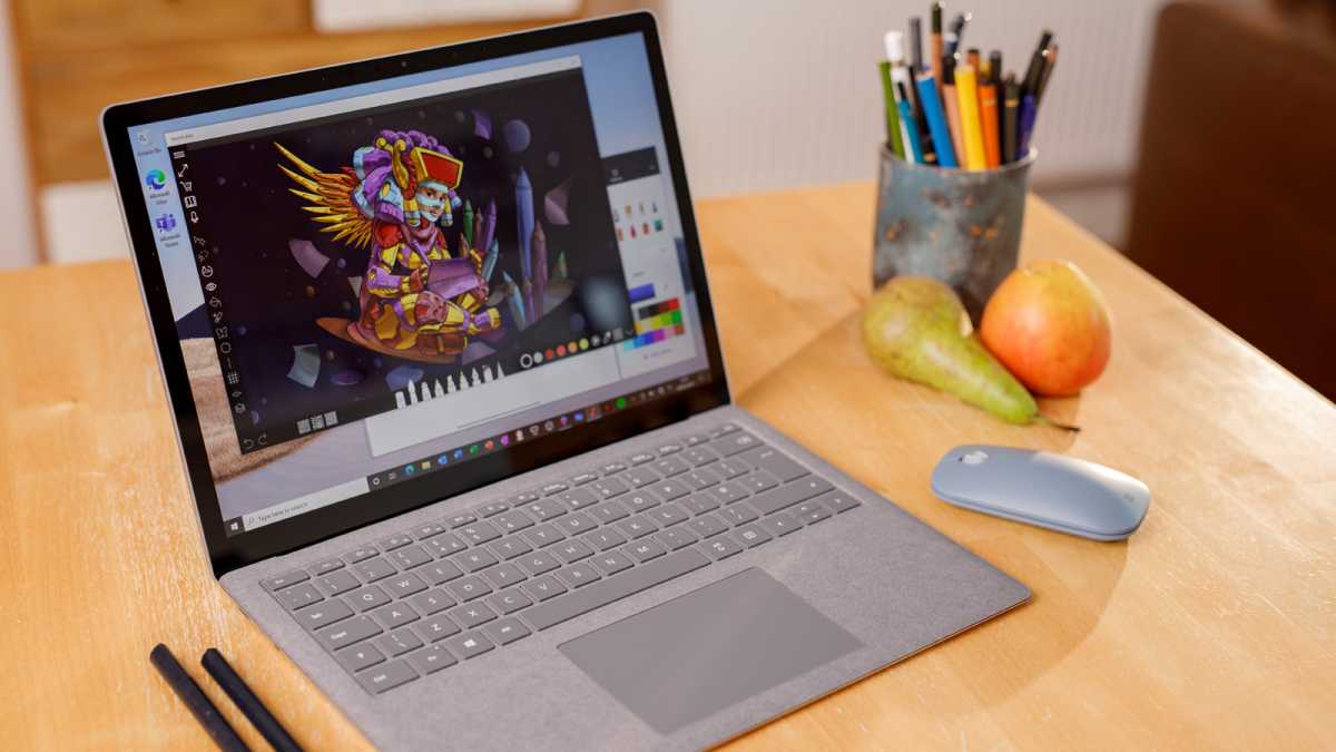Microsoft Surface 4 laptop side view