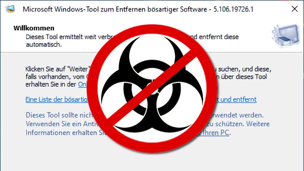 Image: Microsoft Windows-Tool zum Entfernen bÃ¶sartiger Software in neuer Version