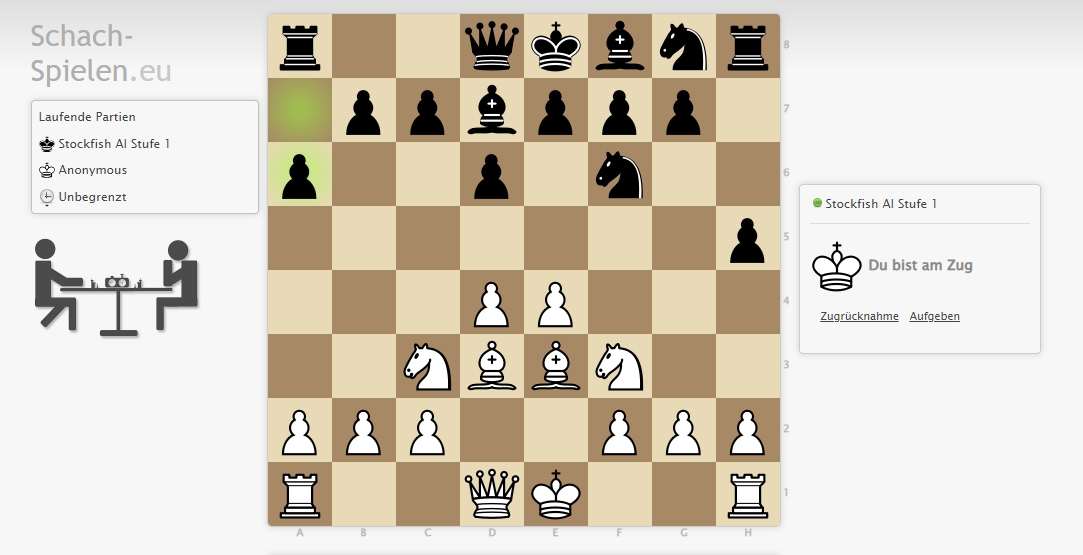 Mann spielt Schach Online - Lizenzfreies Bild #29098007