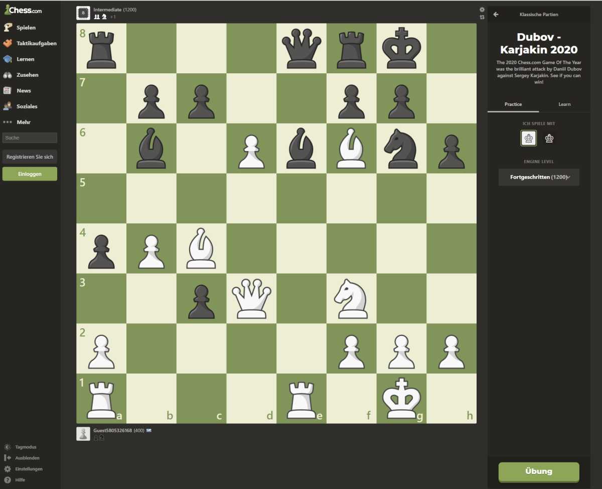 Schach online spielen