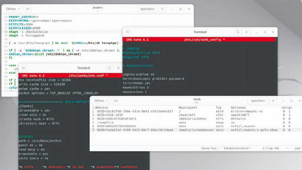 Image: Config-Dateien in Linux bearbeiten - so geht's