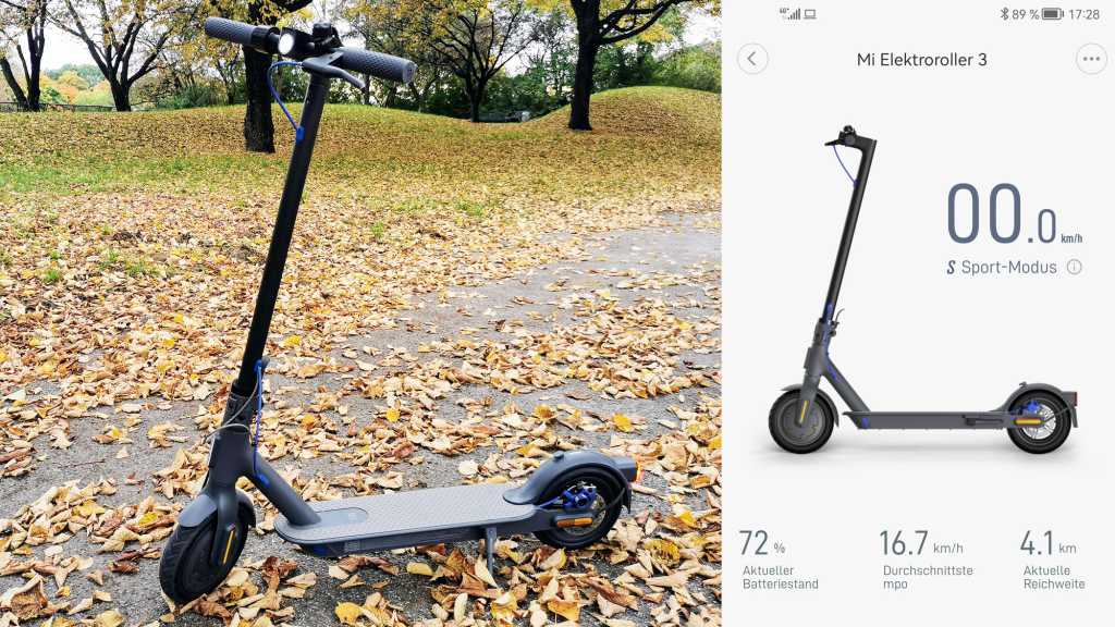 Image: Xiaomi Mi 3 E-Scooter im Test: Viel Power und hoher Fahrkomfort