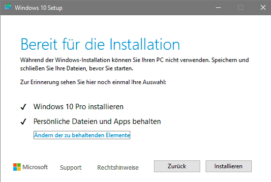 Mit dem Media Creation Tool können Sie Windows nicht nur neu installieren, sondern auch Ihr vorhandenes System aktualisieren, wenn dies über das Windows Update nicht gelingt.