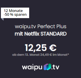 Waipu.tv Perfect Plus + Netflix