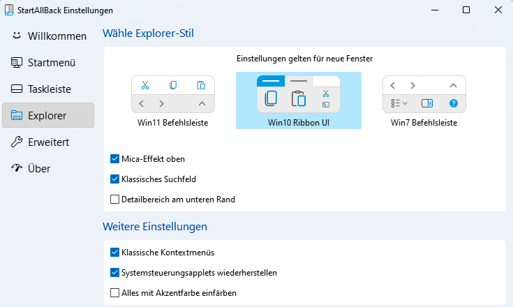 Mit Zusatztools wie Startallback lässt sich Windows 11 so einstellen und bedienen, wie es viele PC-Nutzer gewohnt sind. Das gilt für den Windows-Explorer, das Startmenü oder die Taskleiste.