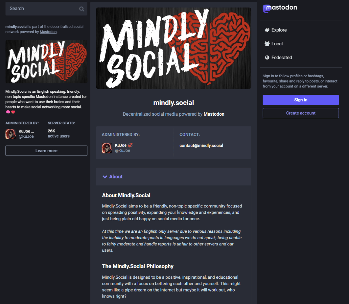 Mindly Social