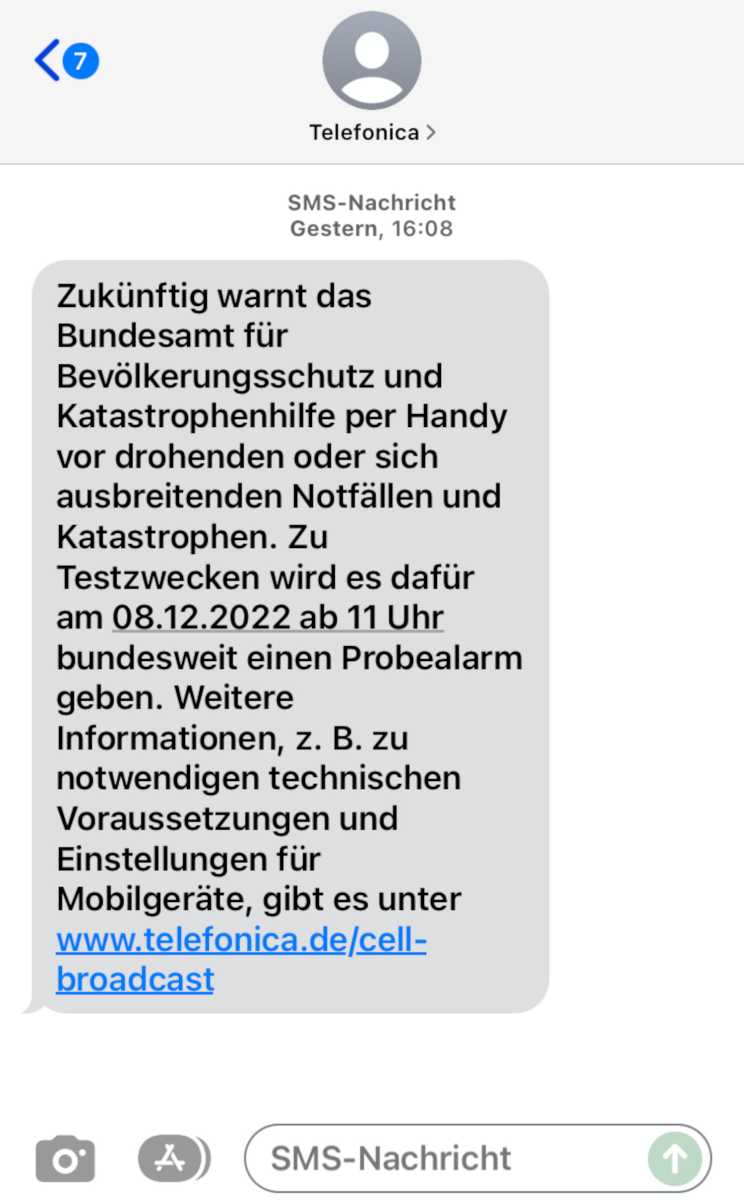 SMS Cell Broadcast