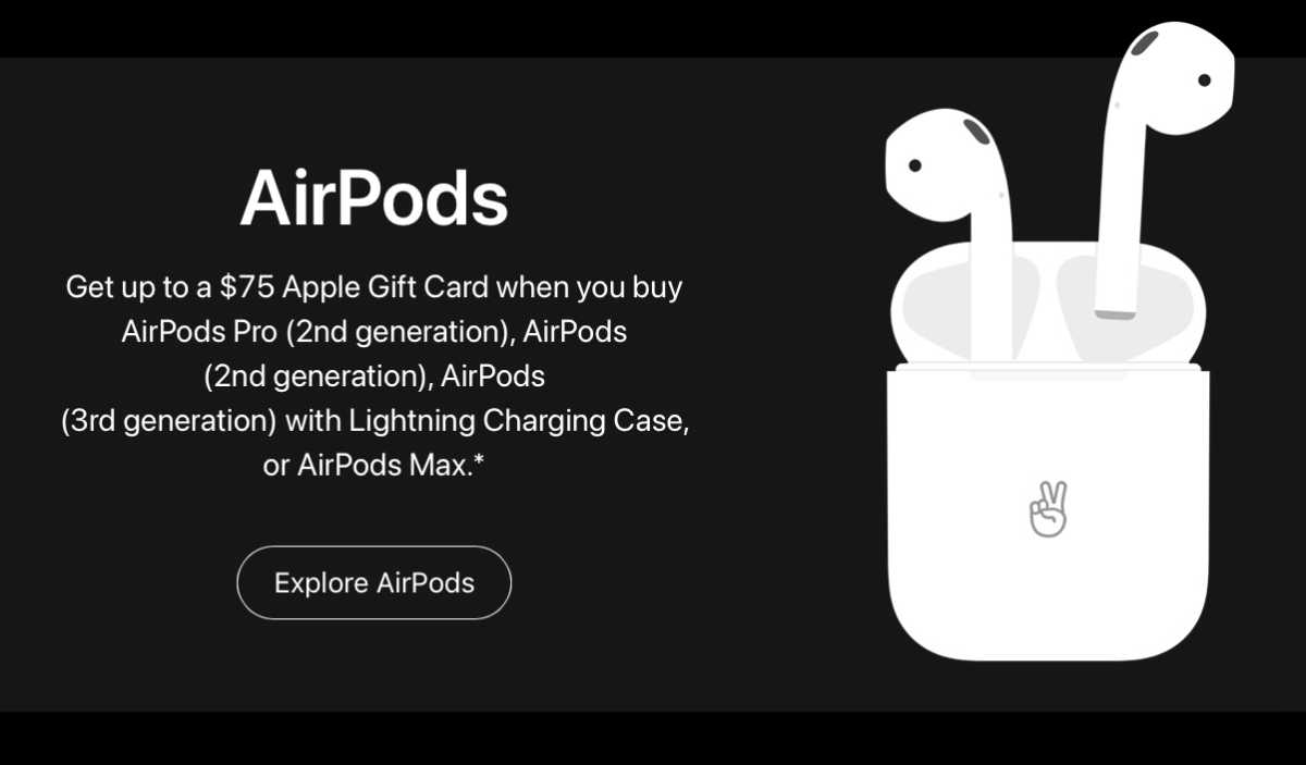 Apple Black Friday deal for AirPods
