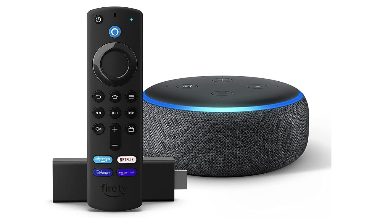 Paquete Amazon Fire TV Stick + Echo Dot (3.ª generación)