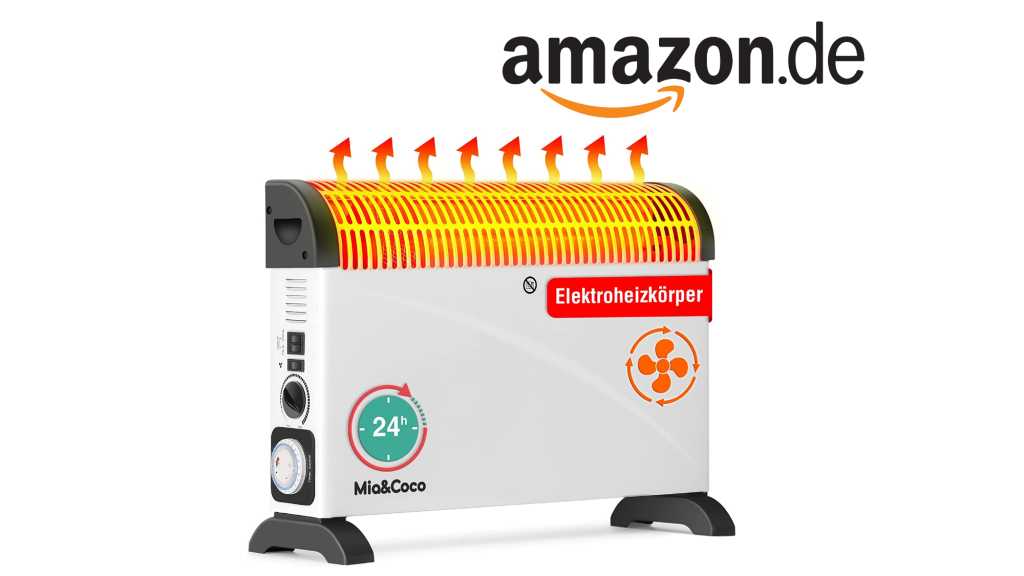 Image: Energiesparende Elektroheizung bei Amazon: Bis zu 50 Prozent Heizkosten reduzieren