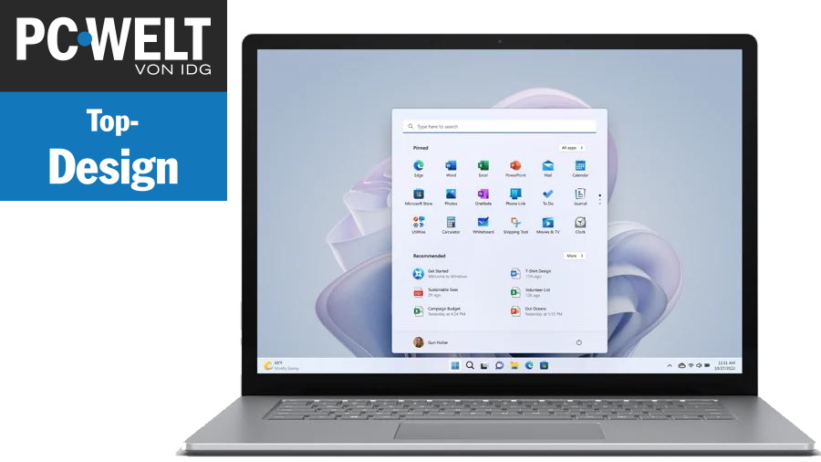 Microsoft Surface Laptop 5 Award Design