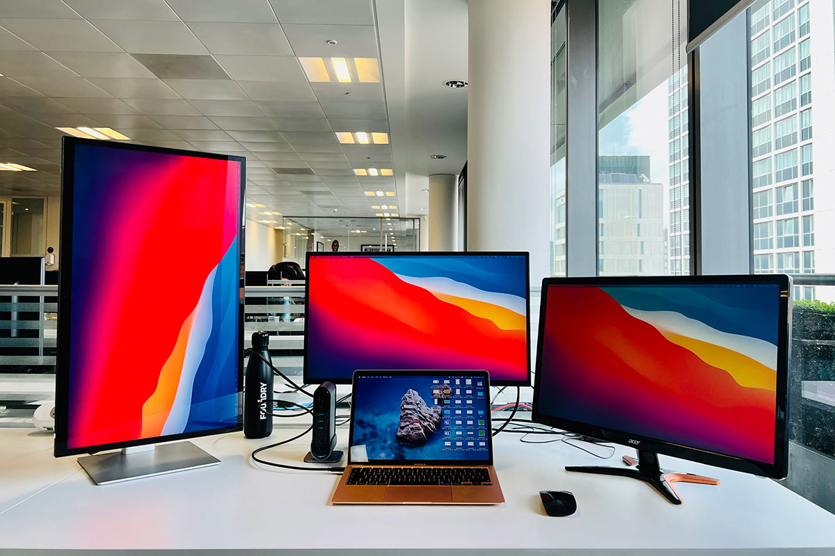 How to use two or more monitors to M1, M2 or M3 MacBooks