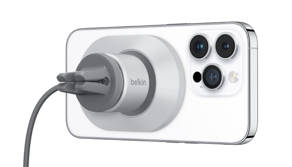 Chargeur de voiture sans fil Boost Charge Pro de Belkin avec MagSafe - Le meilleur chargeur pour voiture