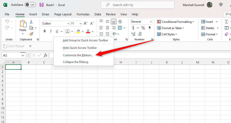 How To Add Ribbon In Excel Mac