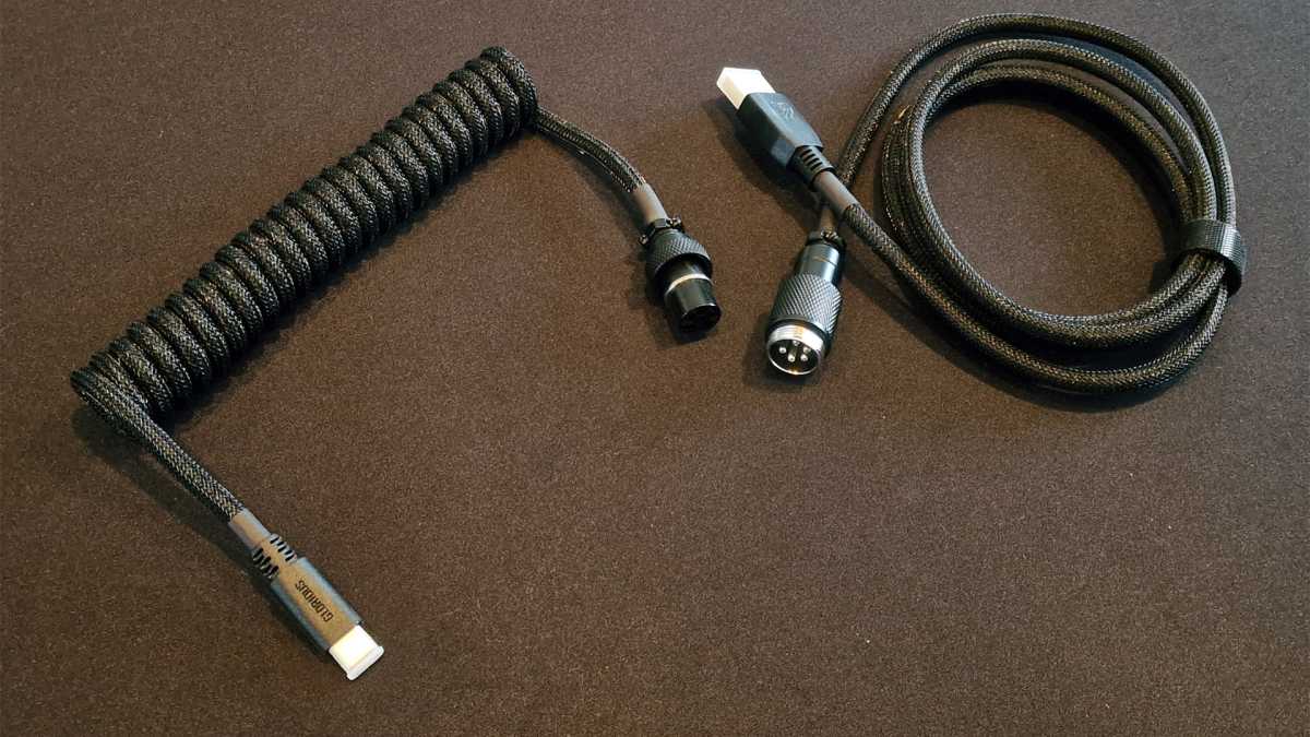 USB-Spiralanschlusskabel