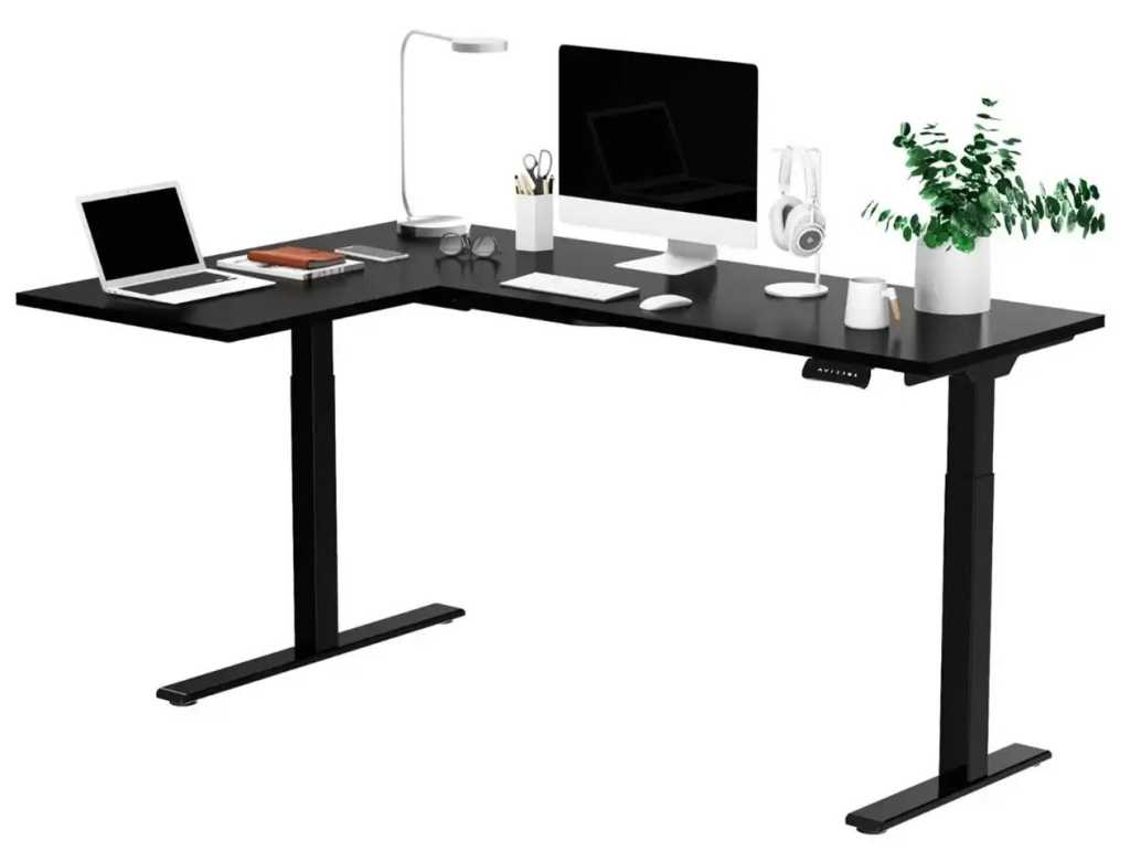 Image: Flexispot E1L im Praxis-Test: Eck-Schreibtisch mit elektrischer HÃ¶henverstellung