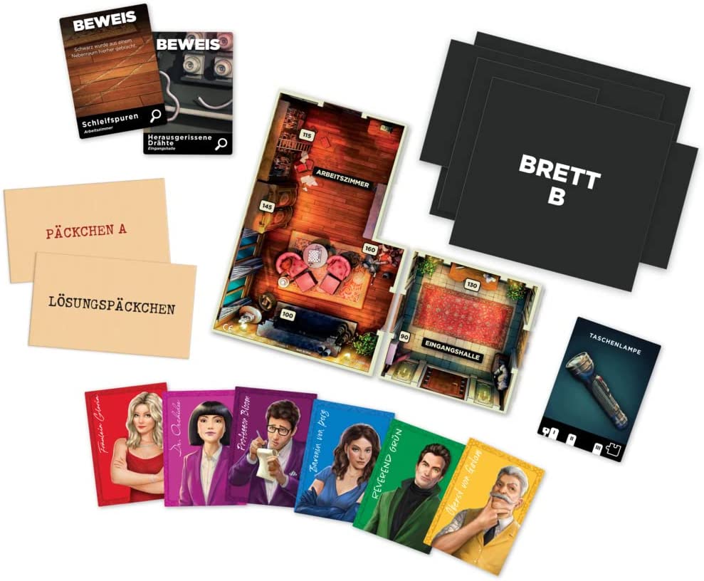 Hasbro Cluedo Brettspiel Verrat in der Villa