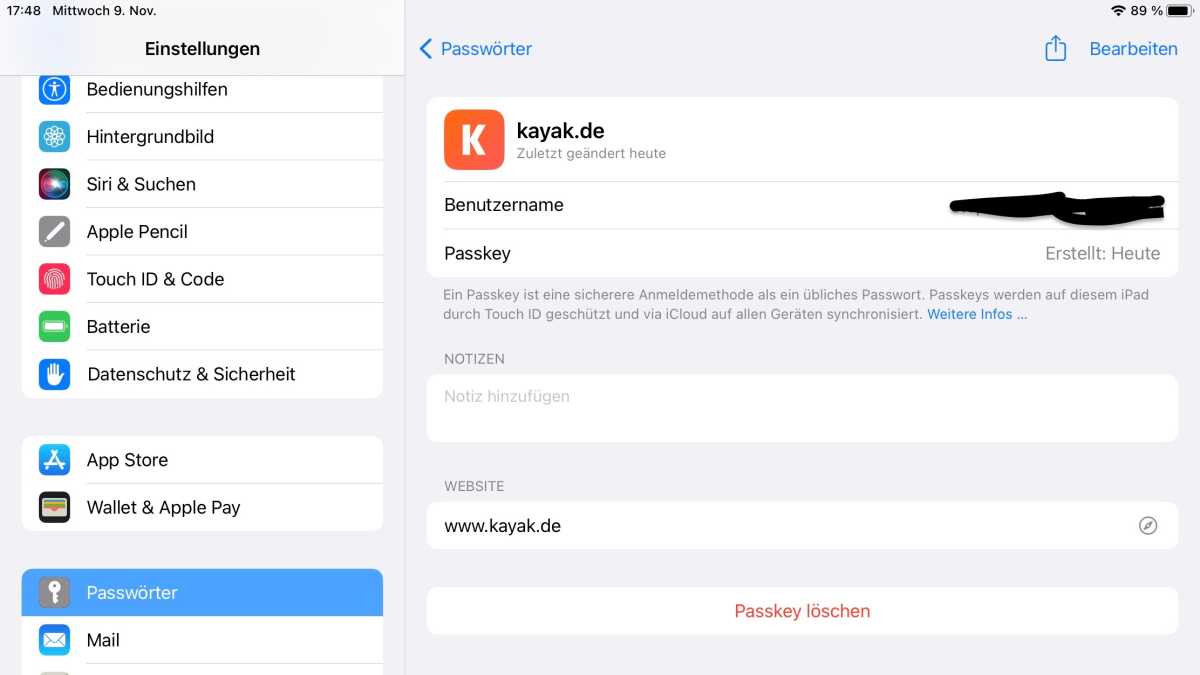 Passkeys