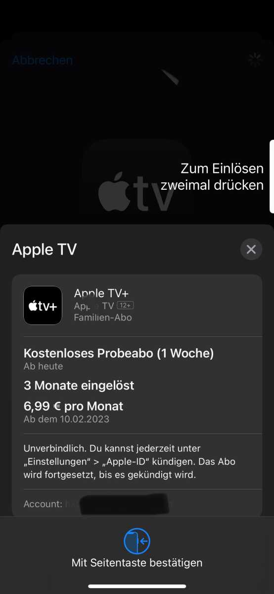 Apple Dienste] Neue Saturn/MediaMarkt Aktion: apple tv+ / Music