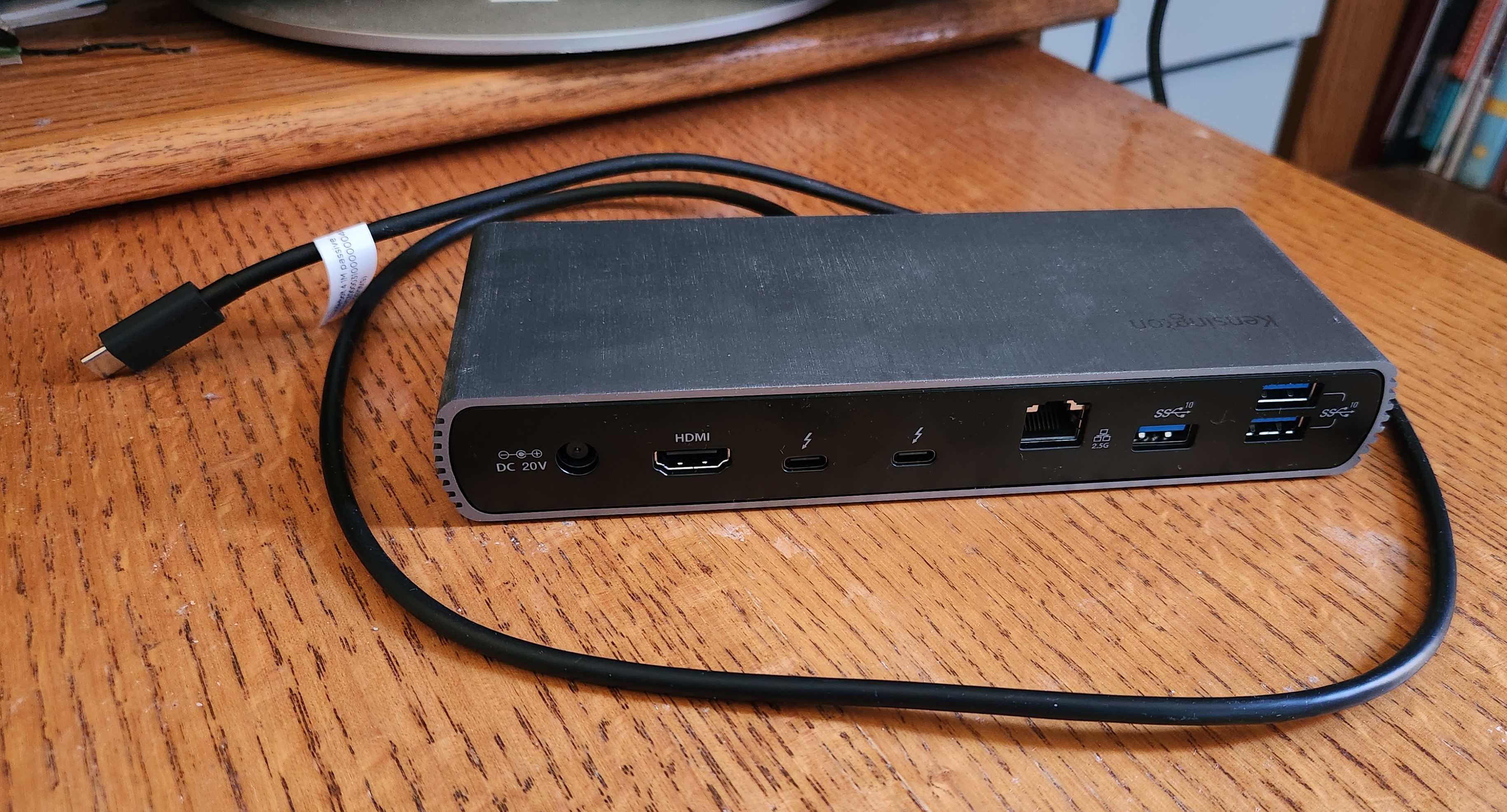 Kensington Thunderbolt 4 Dual 4K Dock (SD5780T) - Best overall Thunderbolt dock, runner-up